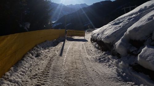 Ende der Rodelbahn